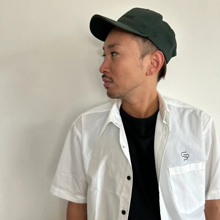 原版刺繡logo棒球帽 - 橄欖綠