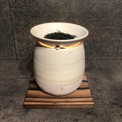 -贈り物おすすめ- 常滑焼茶香炉 & 専用茶葉セット