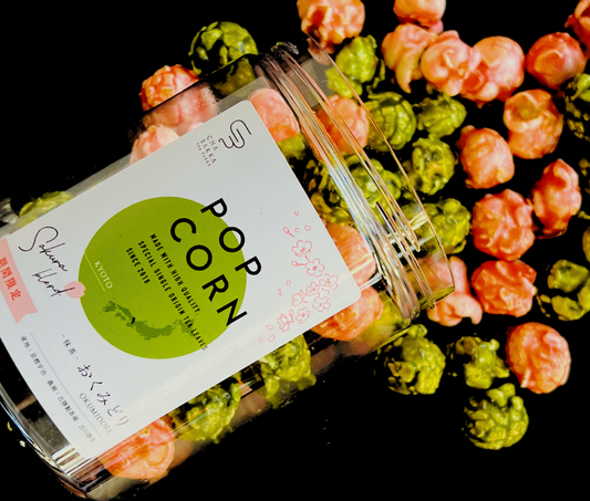 【商品紹介】桜抹茶ポップコーン