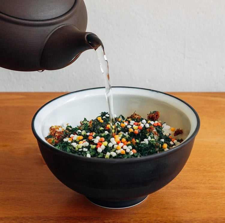茶葉をそのまま食べるお茶漬けの素