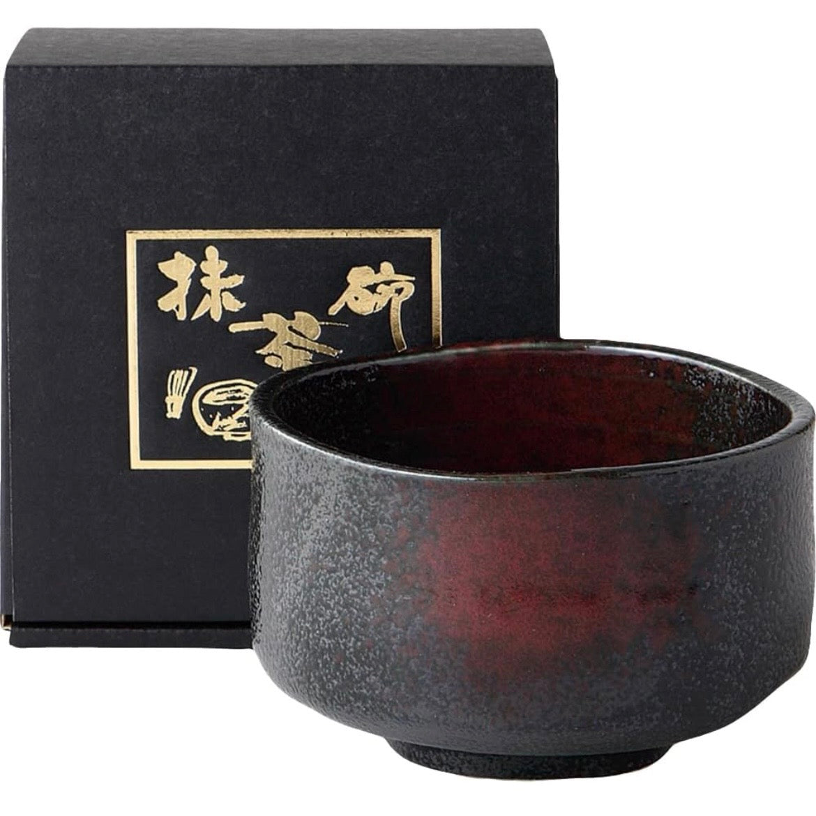 -抹茶- 有田焼抹茶茶碗(黒)