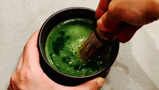 -抹茶- 有田焼抹茶茶碗(黒)