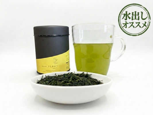 *2025 New Tea* [Recommended for Cold Brewing] Saeakari - Kumamoto Mashiki - Lightly Steamed Sencha - Tea Can