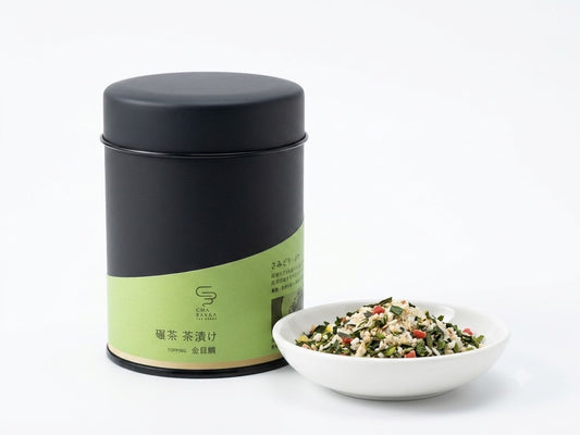 お茶屋の作るお茶漬けの素-金目鯛-茶缶