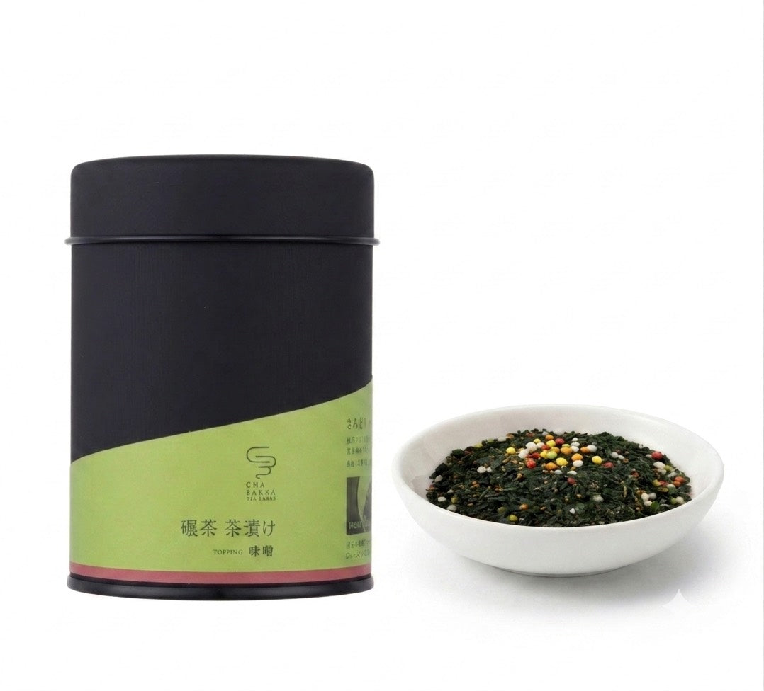 お茶屋の作るお茶漬けの素-味噌-茶缶