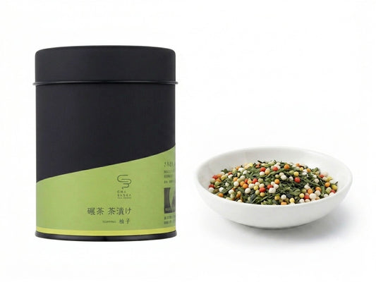 お茶屋の作るお茶漬けの素-柚子-茶缶