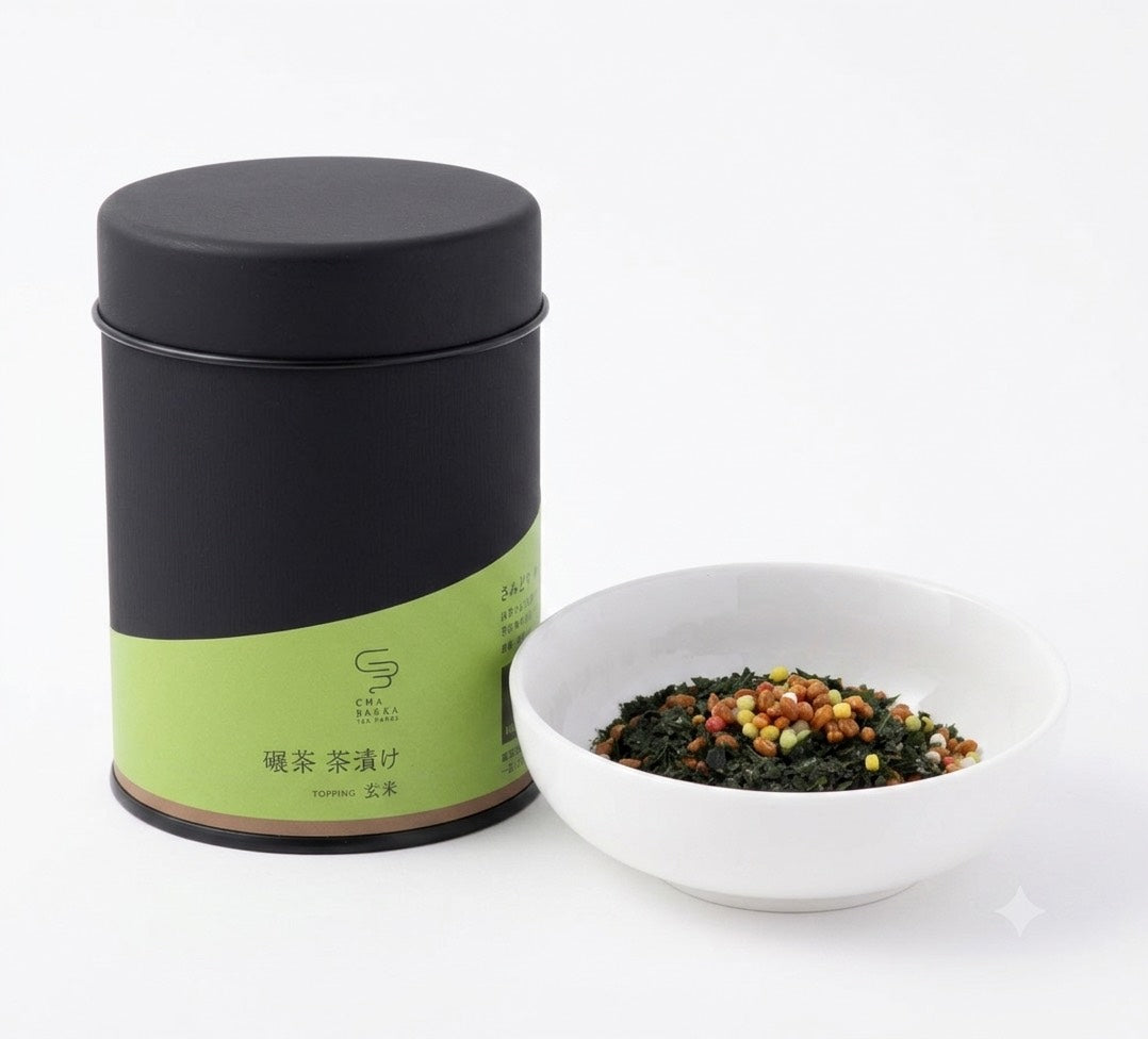 お茶屋の作るお茶漬けの素-鮭-茶缶