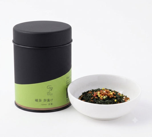 お茶屋の作るお茶漬けの素-鮭-茶缶