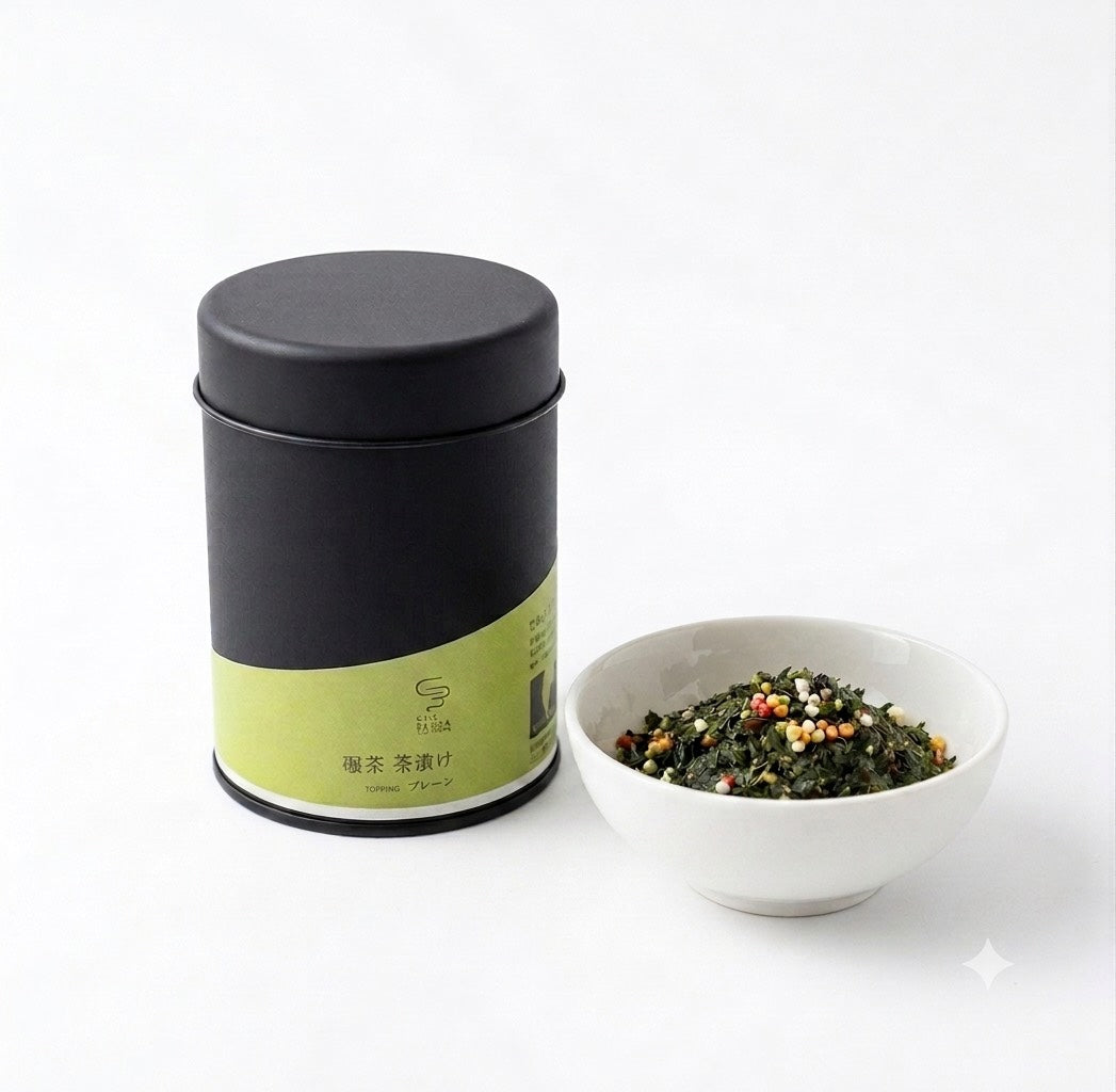 お茶屋の作るお茶漬けの素‐プレーンｰ茶缶