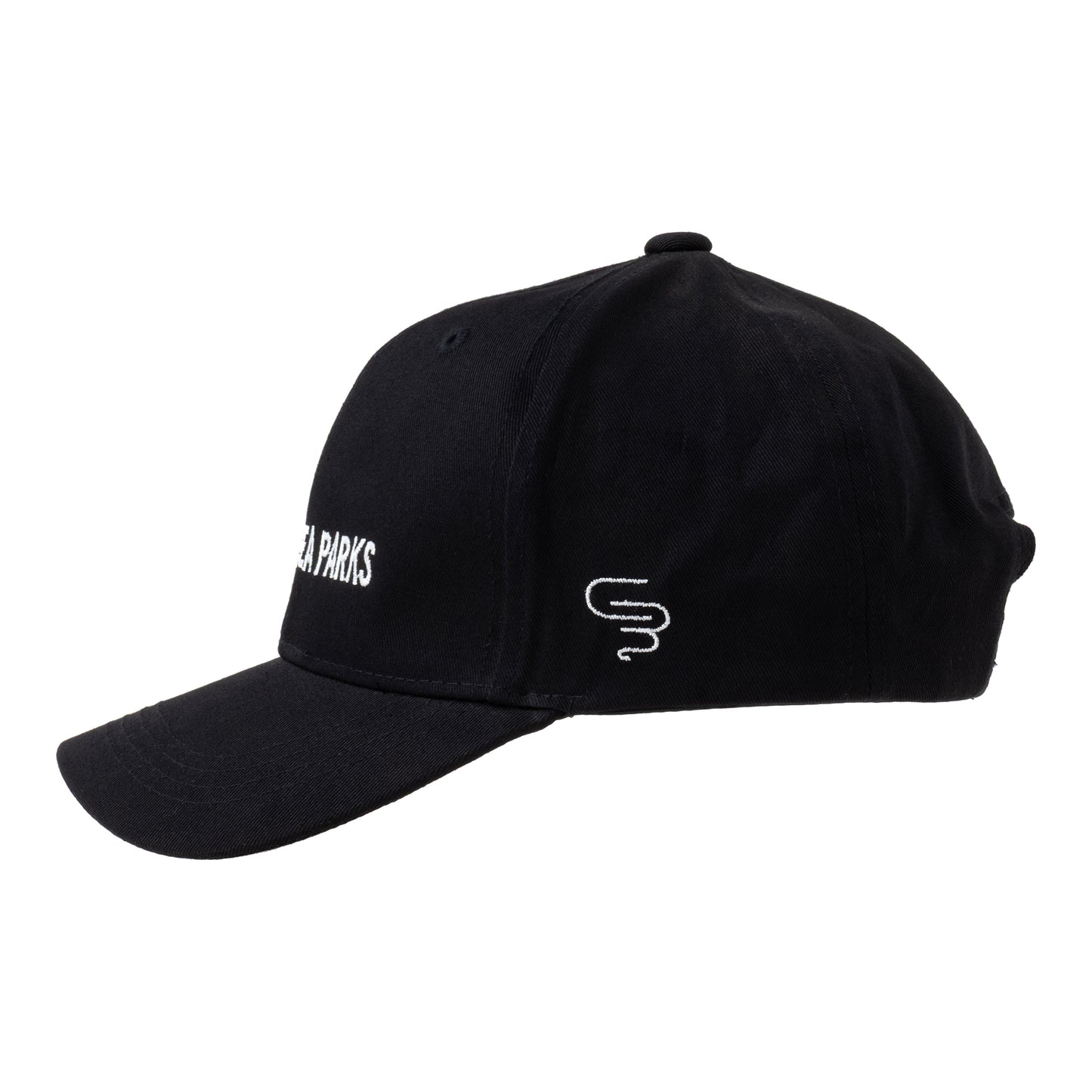 ロゴ刺繍入りオリジナルキャップｰブラック