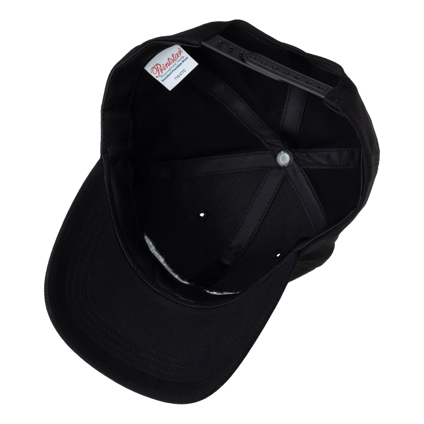 ロゴ刺繍入りオリジナルキャップｰブラック