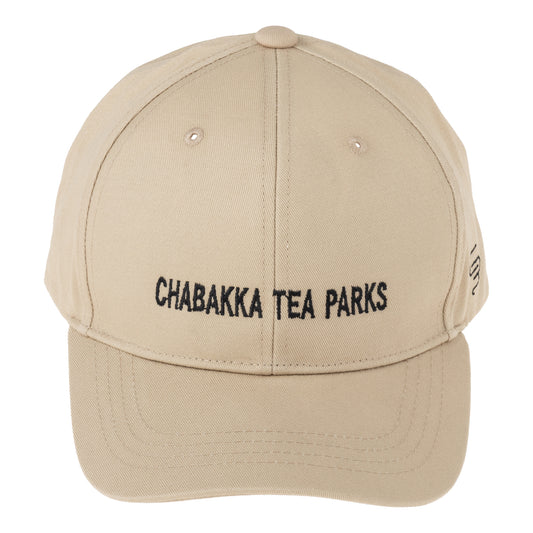 ロゴ刺繍入りオリジナルキャップｰベージュ