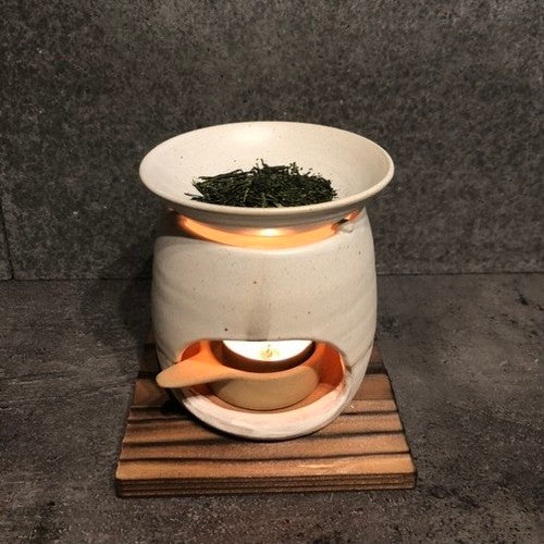 【ギフトおすすめ】オリジナル常滑焼茶香炉 & 専用茶葉セット